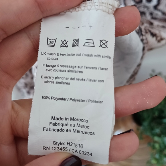 NWT Halston Snakeskin Pattern Tunic Dress - Picture 11 of 11